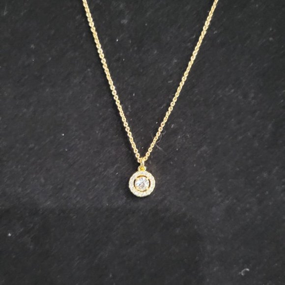 Coach Halo Round Pendant Necklace - Picture 1 of 6